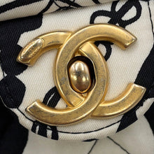 Load image into Gallery viewer, CHANEL Matelasse Diakoko 2-way Bag Black/WhiteAS3004 Canvas Size 20
