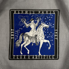 Load image into Gallery viewer, HERMES Fred H-cut bucket hat Size 58 Gray Cotton
