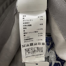 Load image into Gallery viewer, HERMES Fred H-cut bucket hat Size 58 Gray Cotton
