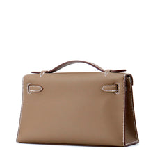 Load image into Gallery viewer, HERMES PochetteKelly Etoupe Swift Leather

