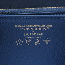将图像加载到图库查看器中，LOUIS VUITTON LV × TM Zippy Wallet BlueM23161 Monogram Cherry Denim
