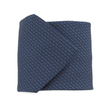Load image into Gallery viewer, HERMES Overall Pattern Tie Blue Silk100%
