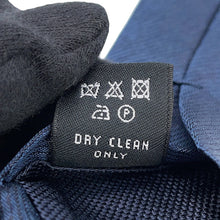 将图像加载到图库查看器中，CHANEL CC Logo tie Navy Silk100%
