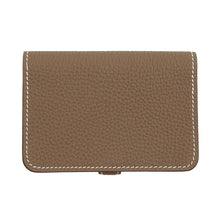Load image into Gallery viewer, HERMES Dogon Card Case Etoupe Taurillon Clemence
