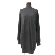 Load image into Gallery viewer, HERMES Turtleneck dress Size 38 Gray5H2542DP Cashmere70% Silk30%
