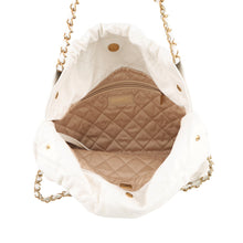Load image into Gallery viewer, CHANEL CHANEL22 Handbag WhiteAS3260 Shiny Calf Leather Size Small

