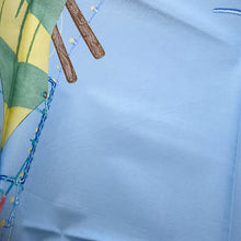 Load image into Gallery viewer, HERMES Carre ≪Board-a-Board≫ Size 80 Blue Ciel/Green/Multicolor Cotton100%
