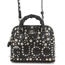 Load image into Gallery viewer, GUCCI Diana Bamboo Black715775 Leather Metal
