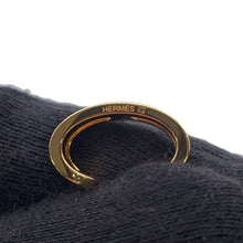Load image into Gallery viewer, HERMES Ear cuff Pop H Black Gold Plated Lacquer
