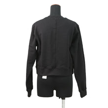 将图像加载到图库查看器中，HERMES Tucked Knitted Fabric Shirt with Embroidery Size 36 BlackH6E4651DD0236 Cotton100%
