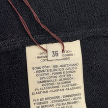 将图像加载到图库查看器中，HERMES Tucked Knitted Fabric Shirt with Embroidery Size 36 BlackH6E4651DD0236 Cotton100%
