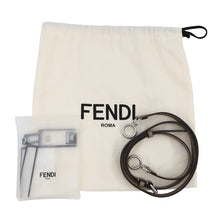 将图像加载到图库查看器中，FENDI Peekaboo Selleria I see you Gray8BN335 Leather Size Petit
