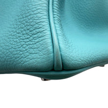 将图像加载到图库查看器中，HERMES Birkin Blue Atoll Togo Leather Size 30
