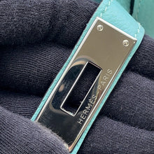 将图像加载到图库查看器中，HERMES Birkin Blue Atoll Togo Leather Size 30
