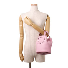Load image into Gallery viewer, HERMES in-the-loop Tote Bag Mauve Silvestre Taurillon Clemence Swift Leather Size 18
