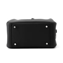 Load image into Gallery viewer, HERMES Lindy Verso Black/Blue Tie Swift Leather Size Mini
