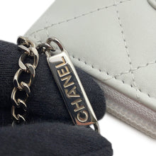 将图像加载到图库查看器中，CHANEL Cambon Line Zip Around Long Cloth White/Black/PinkA26710 Calf Leather
