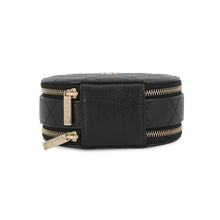 Load image into Gallery viewer, CHANEL Matelasse Round ChainShoulder Bag BlackAP2502 Caviar Leather

