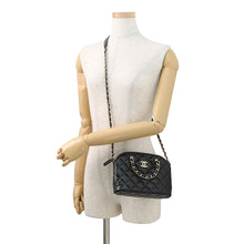 Load image into Gallery viewer, CHANEL Small Shopping Bag BlackAS5130 Shiny Lambskin
