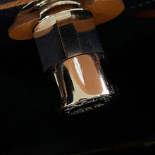 Load image into Gallery viewer, HERMES Herbag zip Navy/Natural Toile H Vache Hunter Leather Size PM
