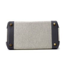Load image into Gallery viewer, HERMES Birkin Ardoise/Ecru Swift Leather Toile H Size 25
