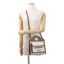 Load image into Gallery viewer, BURBERRY Two-tone Natural/Brown8031746 Canvas Leather Size Mini
