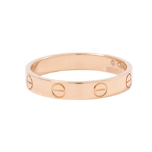 将图像加载到图库查看器中，CARTIER Mini Love Ring Size Small/57/#17B4085200 18K Pink Gold
