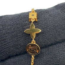 将图像加载到图库查看器中，LOUIS VUITTON Bracelet・Petit Louis GoldM00374 Metal strass
