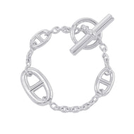 HERMES Chaine d'Ancre Farandole Bracelet Size XS SV925