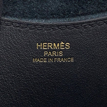 Load image into Gallery viewer, HERMES in-the-loop Tote Bag Black Taurillon Clemence Swift Leather Size 18
