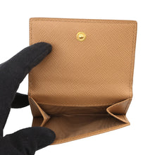 Load image into Gallery viewer, PRADA Tri-fold wallet Beige1MH042 Leather
