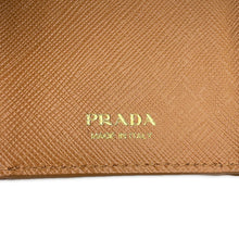 Load image into Gallery viewer, PRADA Tri-fold wallet Beige1MH042 Leather
