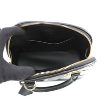 Load image into Gallery viewer, LOUIS VUITTON Alma BB White/BlackM23761 Lamb Leather Size BB
