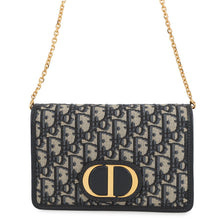 Load image into Gallery viewer, Dior Oblique 30 Montaigne 2-in-1 Pouch Navy/BeigeS2086UTZQ JacquardCanvas/Calf Leather
