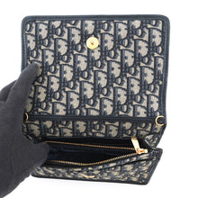 Load image into Gallery viewer, Dior Oblique 30 Montaigne 2-in-1 Pouch Navy/BeigeS2086UTZQ JacquardCanvas/Calf Leather
