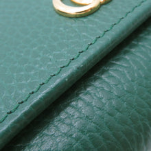 Load image into Gallery viewer, GUCCI Double G Medium Wallet Green/Light Green598587 Leather
