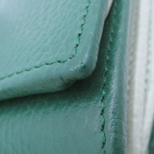 Load image into Gallery viewer, GUCCI Double G Medium Wallet Green/Light Green598587 Leather
