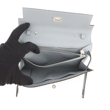 Load image into Gallery viewer, HERMES Kelly wallet long to go Green Pantan Epsom
