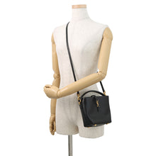Load image into Gallery viewer, SAINT LAURENT PARIS LE 37 Bucket Bag 2WAY Shoulder Bag Black765870 Leather Size Mini
