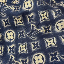 将图像加载到图库查看器中，LOUIS VUITTON Open collar shirt Size L NavyHPS34W Silk100%
