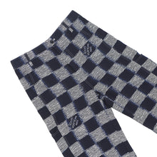 将图像加载到图库查看器中，LOUIS VUITTON Damier Wool Pants Size 46 NavyHQP08W Wool 100% Cotton100%
