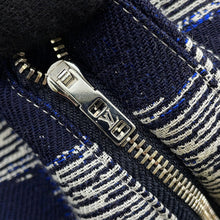 Load image into Gallery viewer, LOUIS VUITTON Damier Wool Pants Size 46 NavyHQP08W Wool 100% Cotton100%
