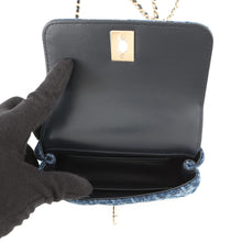 Load image into Gallery viewer, CHANEL Coco Handle 2wayChainShoulder BlueAP4244 Washed Denim Calf Leather Size Mini mini

