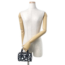 将图像加载到图库查看器中，LOUIS VUITTON LV × YK Nano Speedy Noir/WhiteM81910 Monogram Empreinte Leather Infinity Dot
