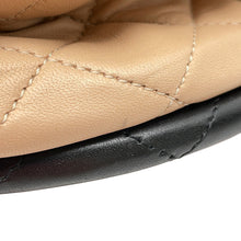 Load image into Gallery viewer, CHANEL Matelasse Hula Hoop Handbag Beige/BlackA66222 Lambskin
