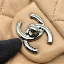 Load image into Gallery viewer, CHANEL Matelasse Hula Hoop Handbag Beige/BlackA66222 Lambskin

