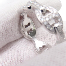 将图像加载到图库查看器中，HERMES Chaine d'Ancre Enchaînée Ring Size 53/#13 PM 18K White Gold
