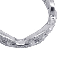 将图像加载到图库查看器中，HERMES Chaine d'Ancre Enchaînée Ring Size 53/#13 PM 18K White Gold
