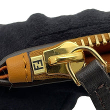 Load image into Gallery viewer, FENDI Clutch Bag Brown8N0149 Leather
