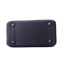 Load image into Gallery viewer, HERMES Birkin Verso Blue Nuit/Rose Purple Taurillon Clemence Size 30
